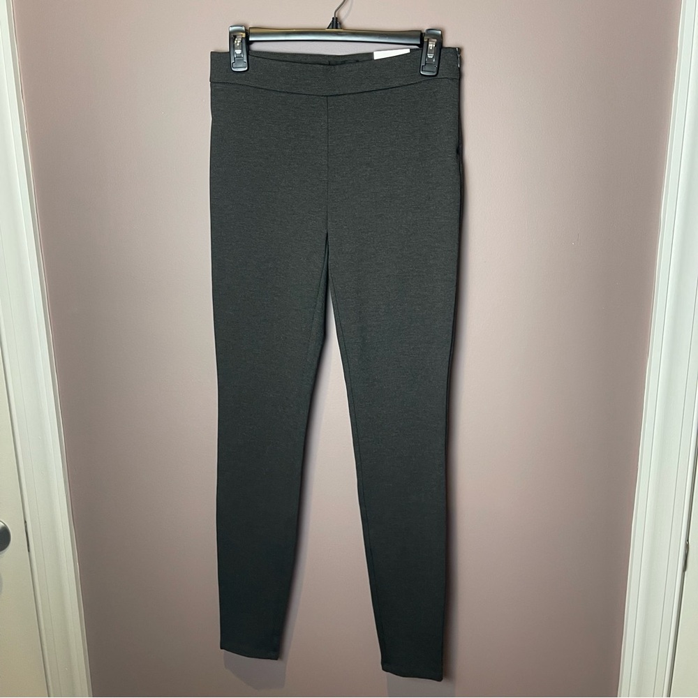 NWT WHBM The Skinny Heather Coal Gray 2L 2 Long - Picture 2 of 10